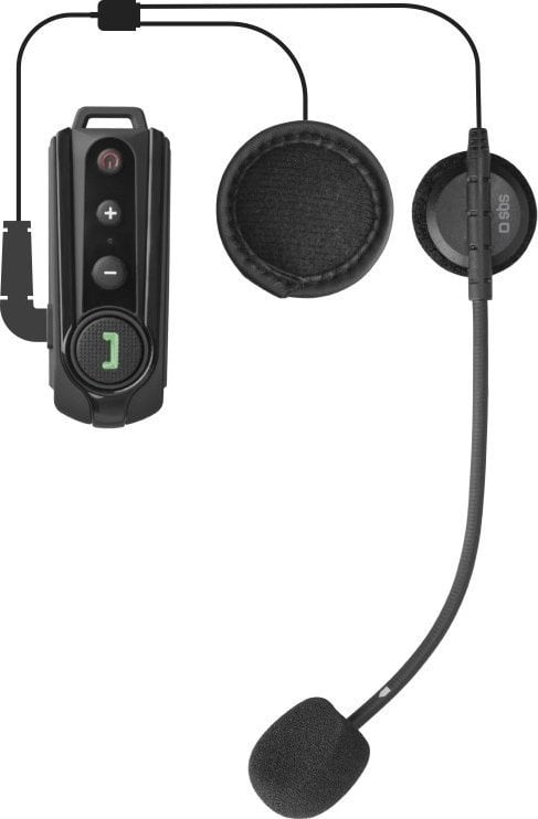 Interkom motocyklowy SBS TEMOTOINTERCOMK bezprzewodowy - czarny