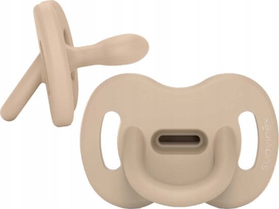 SUAVINEX - 308611-SMOCZEK 100% SILIKONOWY FIZJOLOGICZNY SX PRO/6-18M/BEŻOWY/COLOUR ESSENCE