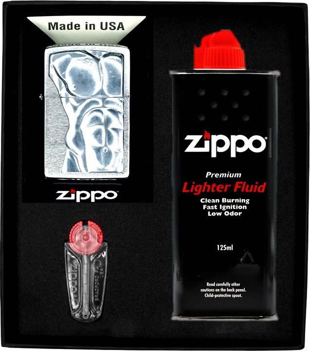 Zestaw ZIPPO Zapalniczka MAN TORSO Prezentowy No1