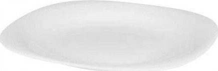 Galicja Talerz obiadowy płytki kwadratowy biały 28 cm Quadro