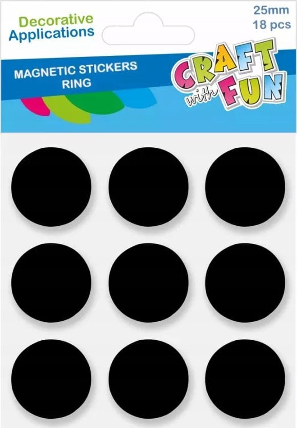 Craft with Fun OZDOBA DEK NAKLEJKI MAGNET KOLA 18SZT CF 12/288
