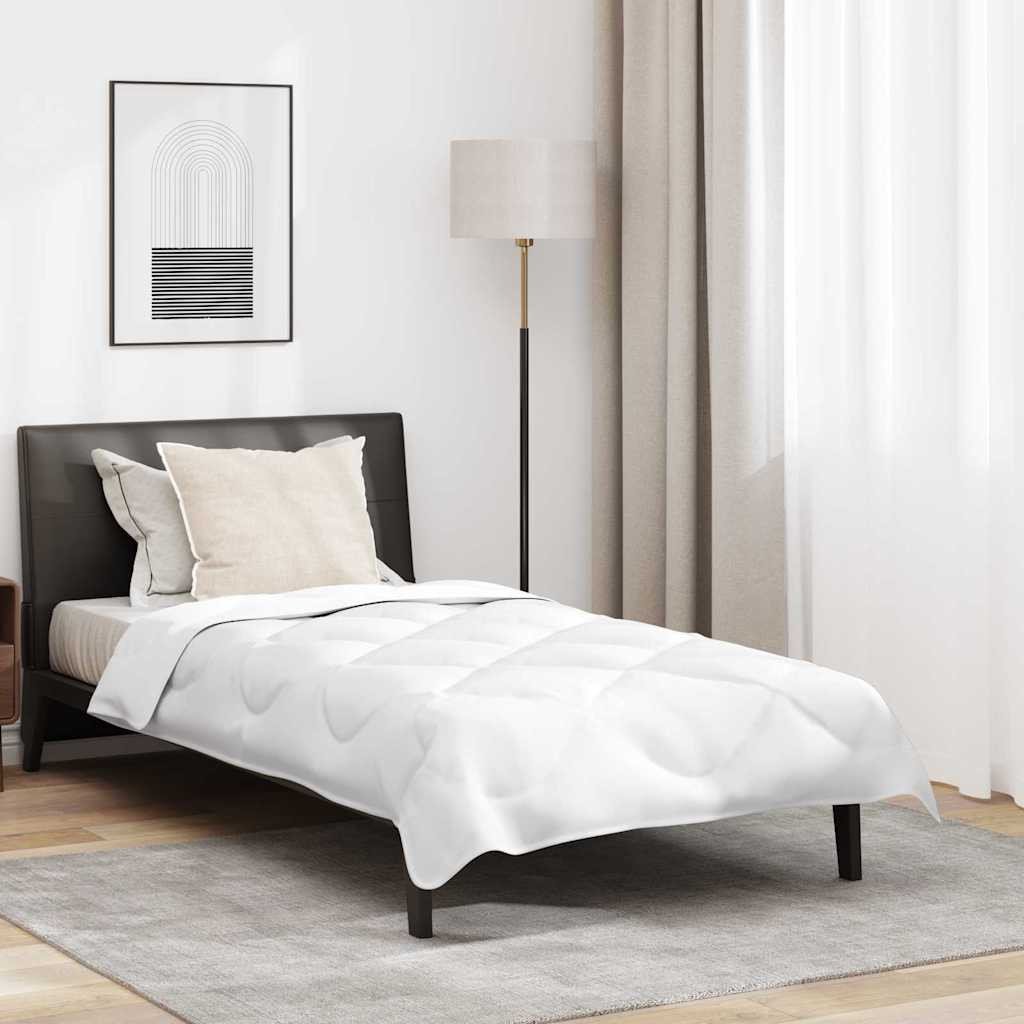 Zestaw kołdry zimowej z poduszką 2 pcs Biały 135 x 220 cm Mikrofibra