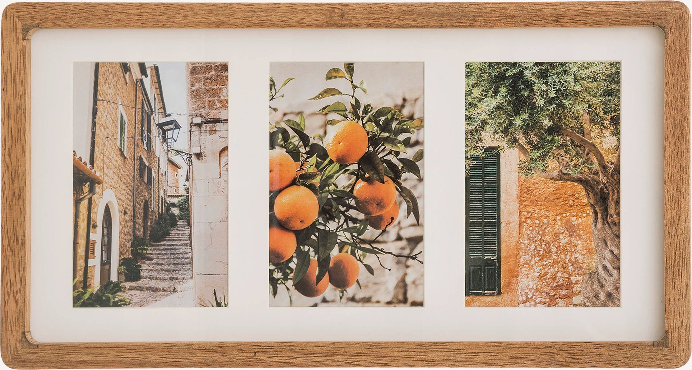 Ramka Atmosphera Multiramka na zdjęcia MILEA, 3 zdjęcia, drewniana