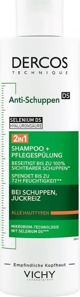 Vichy Dercos szampon przeciwłupieżowy z odżywką 2w1 200ml