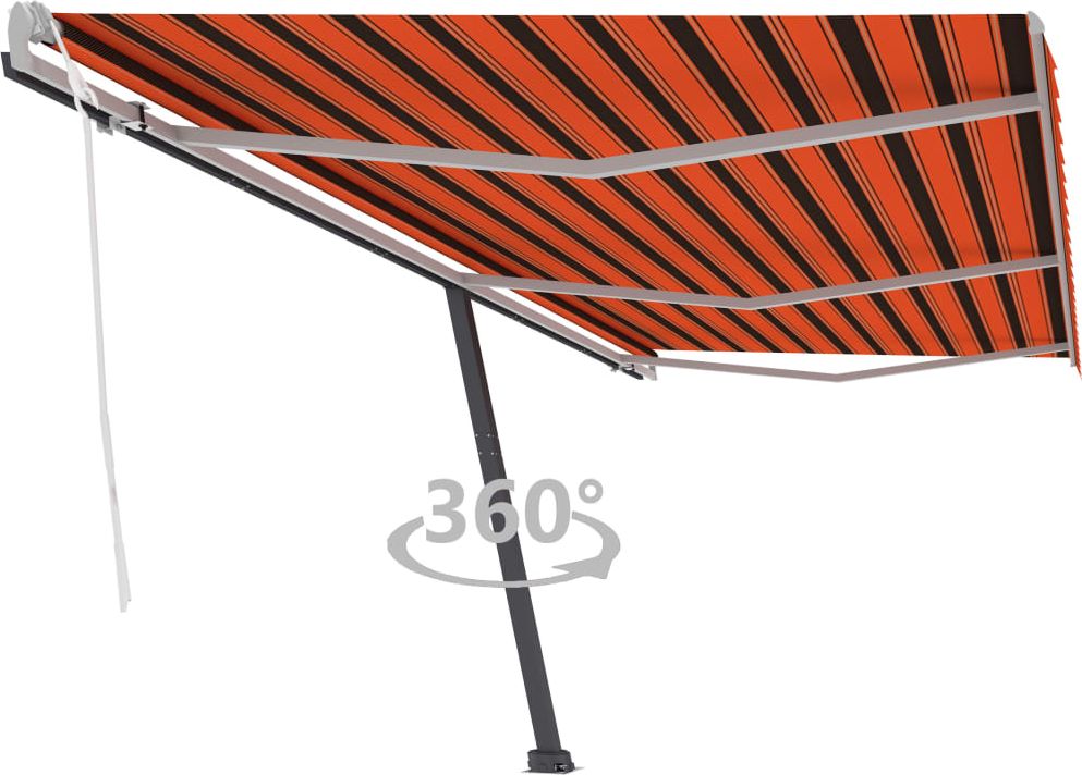 vidaXL Wolnostojąca, ręcznie zwijana markiza, 600x300 cm