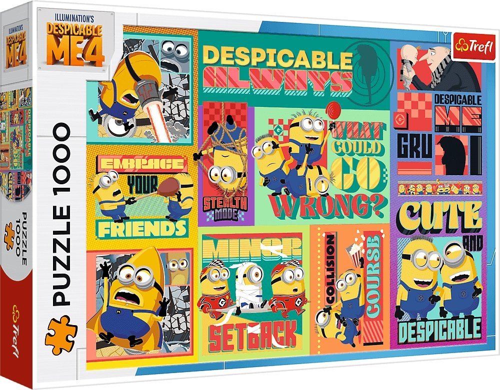 Trefl Puzzle 1000 Szalone przygody Minionków