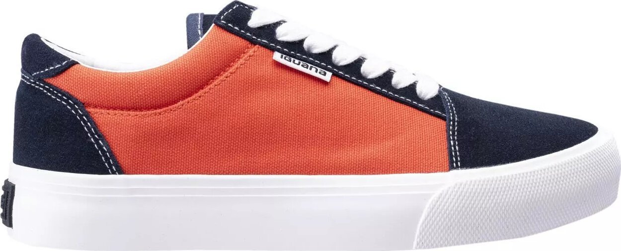 Iguana Dziecięce buty trampki Iguana Osky tb czarno-pomarańczowe rozmiar 38