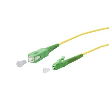 Kabel krosowy METZ CONNECT OpDAT, SC-S APC/LC-S APC OS2, 1 m