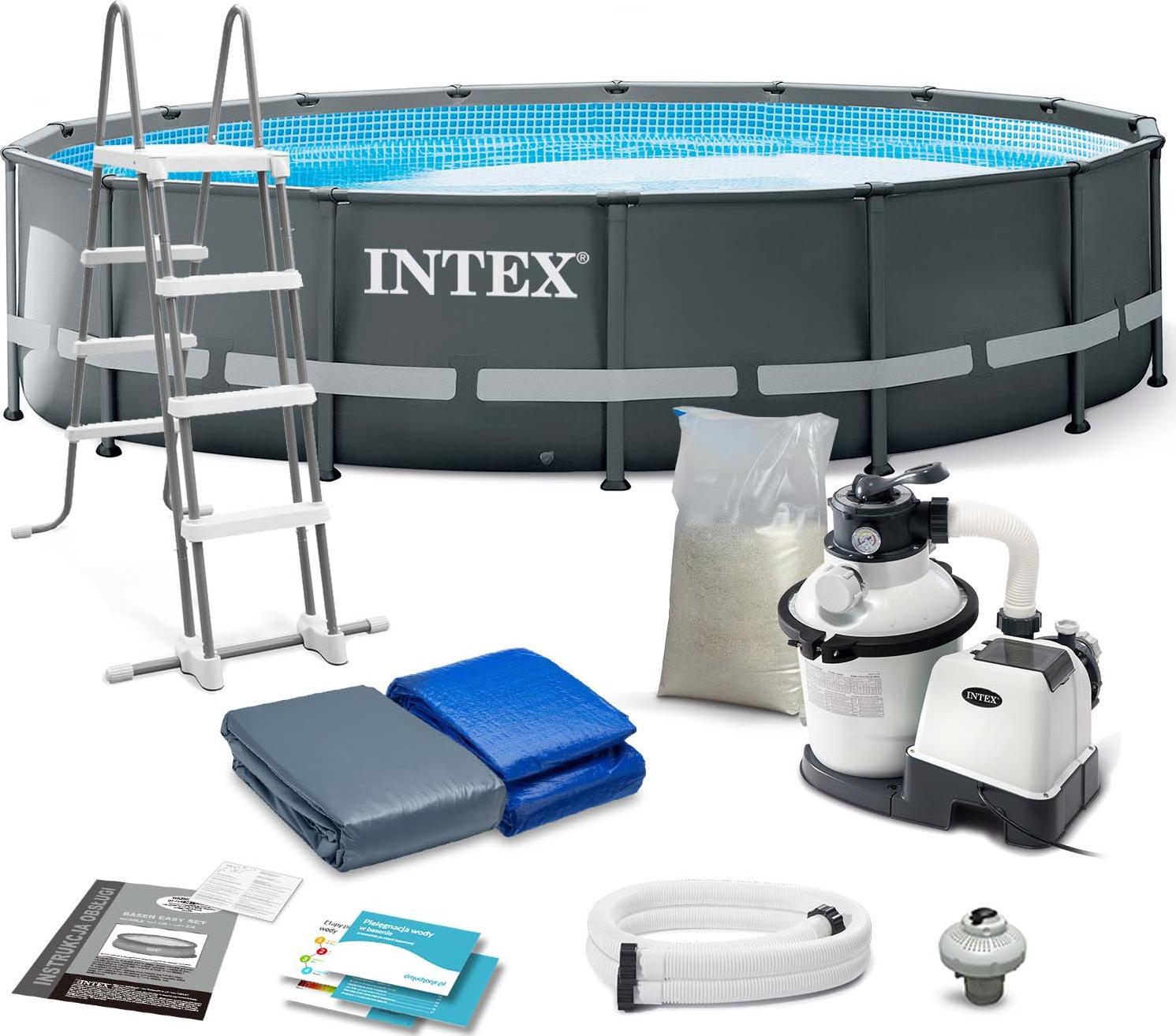 Intex Basen stelażowy XTR Ultra Metal Frame 488cm 12w1 (26326)