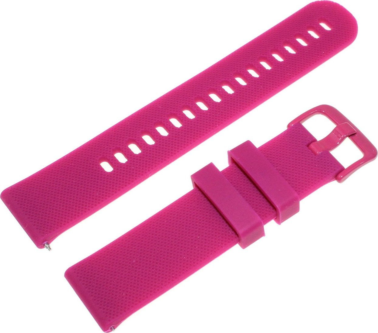 Diloy Silikonowy pasek do zegarka 22 mm Diloy SBR42.22.4 bordowy