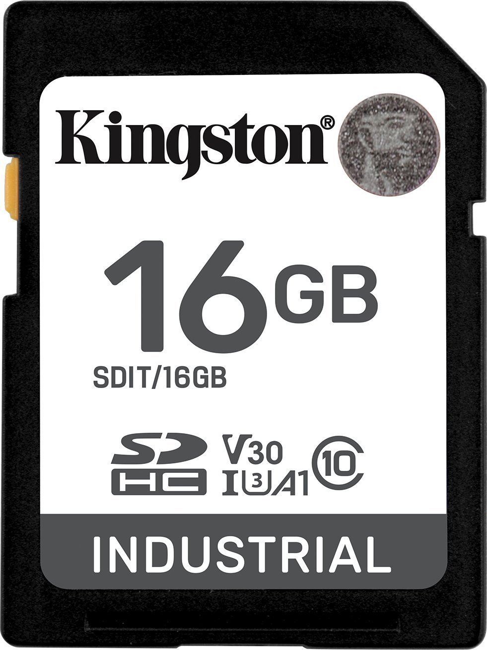 Karta Kingston Industrial SDHC 16 GB UHS-I/U3 A1 V30 (SDIT/16GB)