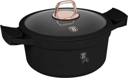 GARNEK TYTANOWY 24cm BERLINGER HAUS BH-1457 BLACK ROSE