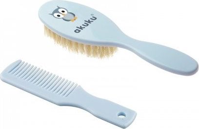 Akuku Szczoteczka i Grzebyk do Włosów Natural