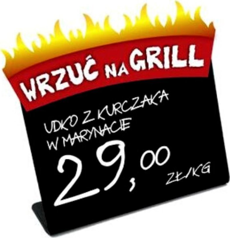 StudioCen Nakładki/Piny do cenówek Wrzuć na grill 10szt.