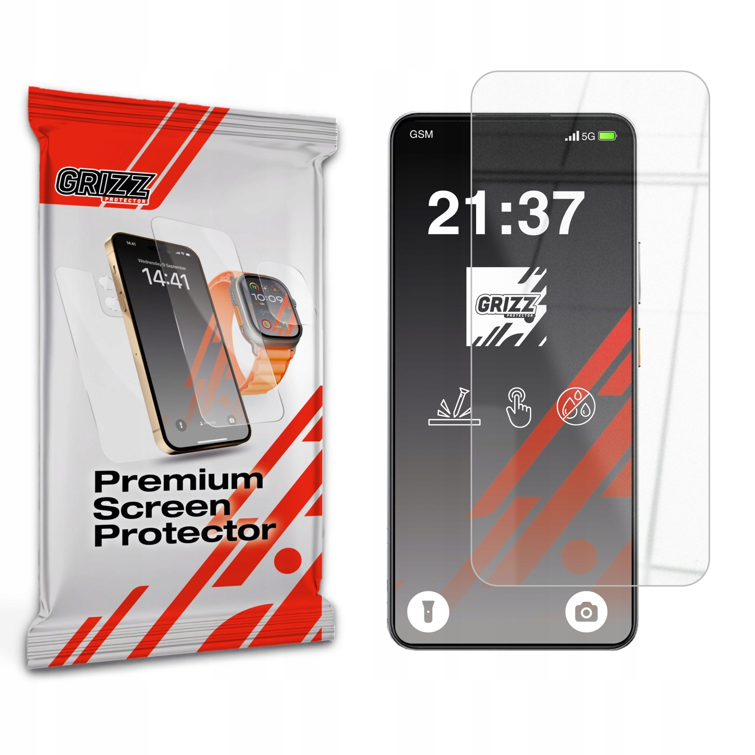 Szkło hybrydowe GrizzGlass HybridGlass do Realme Neo7x