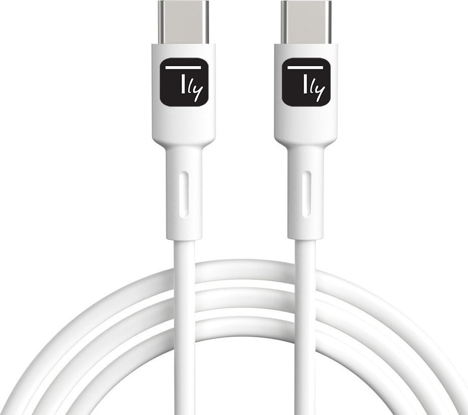 Kabel USB Techly USB-C - USB-C 1 m Biały (ICOC-MUSB20-C60W1)