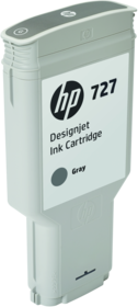 Tusz HP Szary wkład atramentowy HP 727 DesignJet 300 ml - F9J80A