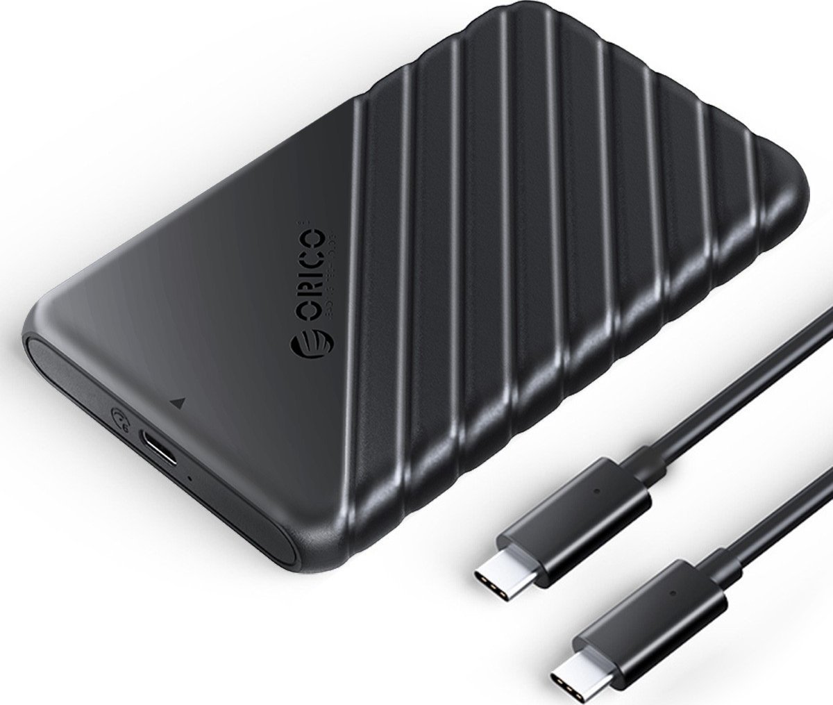 Kieszeń Orico Obudowa dysku 2,5" USB-C 3.1 6Gbps czarna (25PW1C-C3-BK-EP)