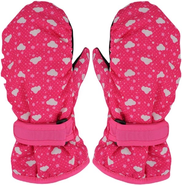 Rękawiczki narciarskie 1P dziewczęce śnieg 14