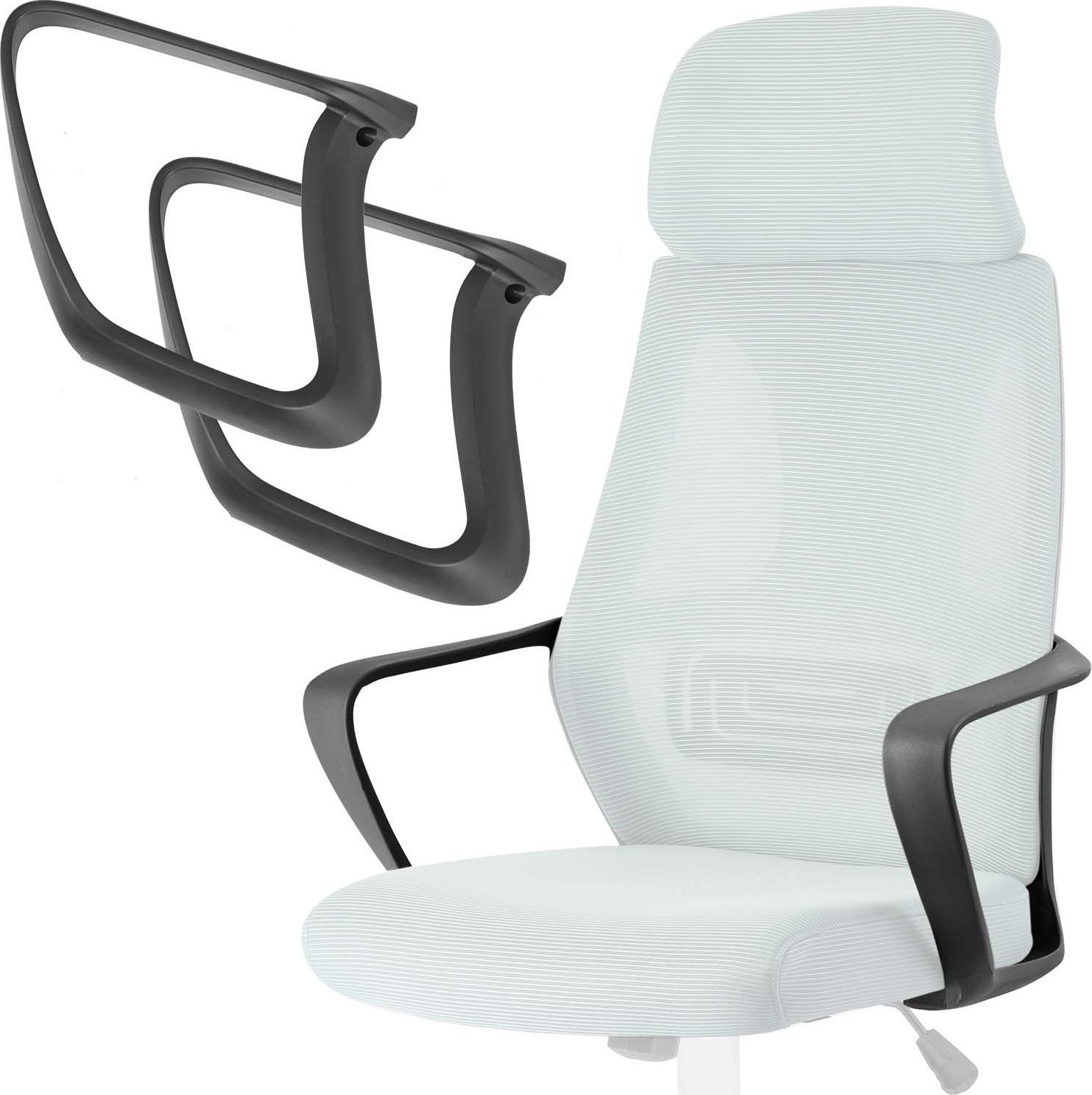 Sofotel Podłokietniki do fotela Praga czarne