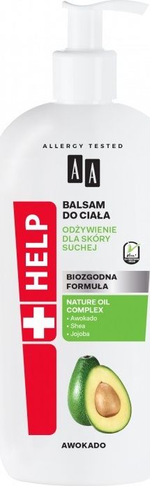 AA AA HELP Balsam do ciała Awokado - odżywienie dla skóry suchej 400ml