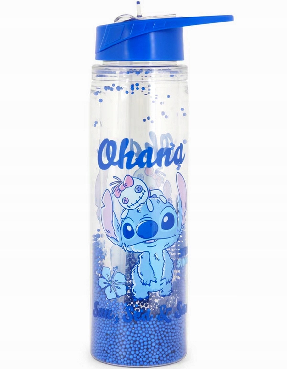 STITCH Bidon Butelka ze słomką na napoje 550 ml licencja Disney 4+