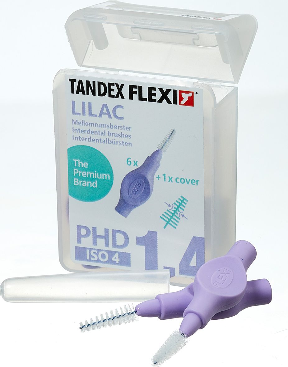 Tandex Tandex (6 szt.) szczoteczek Flexi X-fine trapered Lilac (fioletowy)