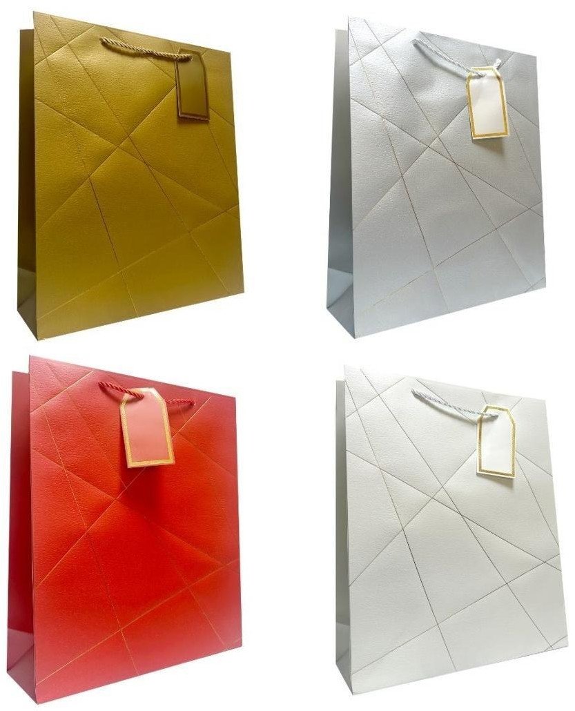 Torebka prezentowa uniwersalna M metalizowana mix