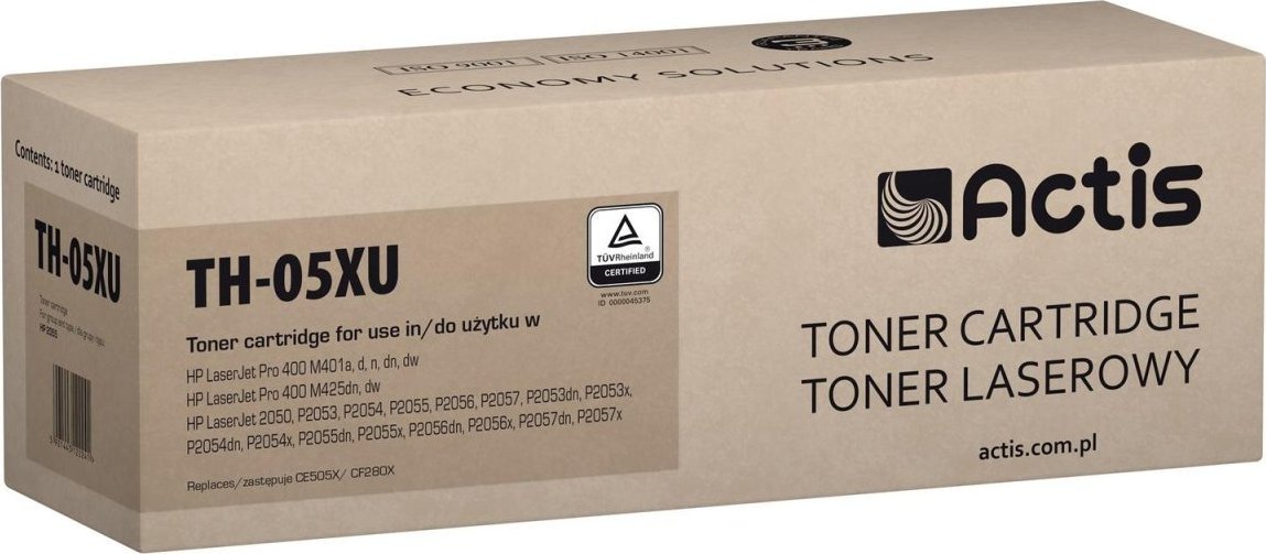 Toner Actis Actis TH-05XU Toner Uniwersalny - zamiennik HP 05X CE505X CF280X Standard 7200 stron czarny -