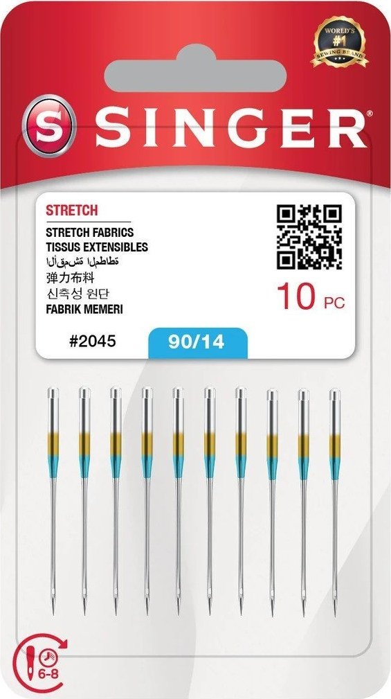 Singer Igła SINGER N2045 14/90 blister 10szt strecz