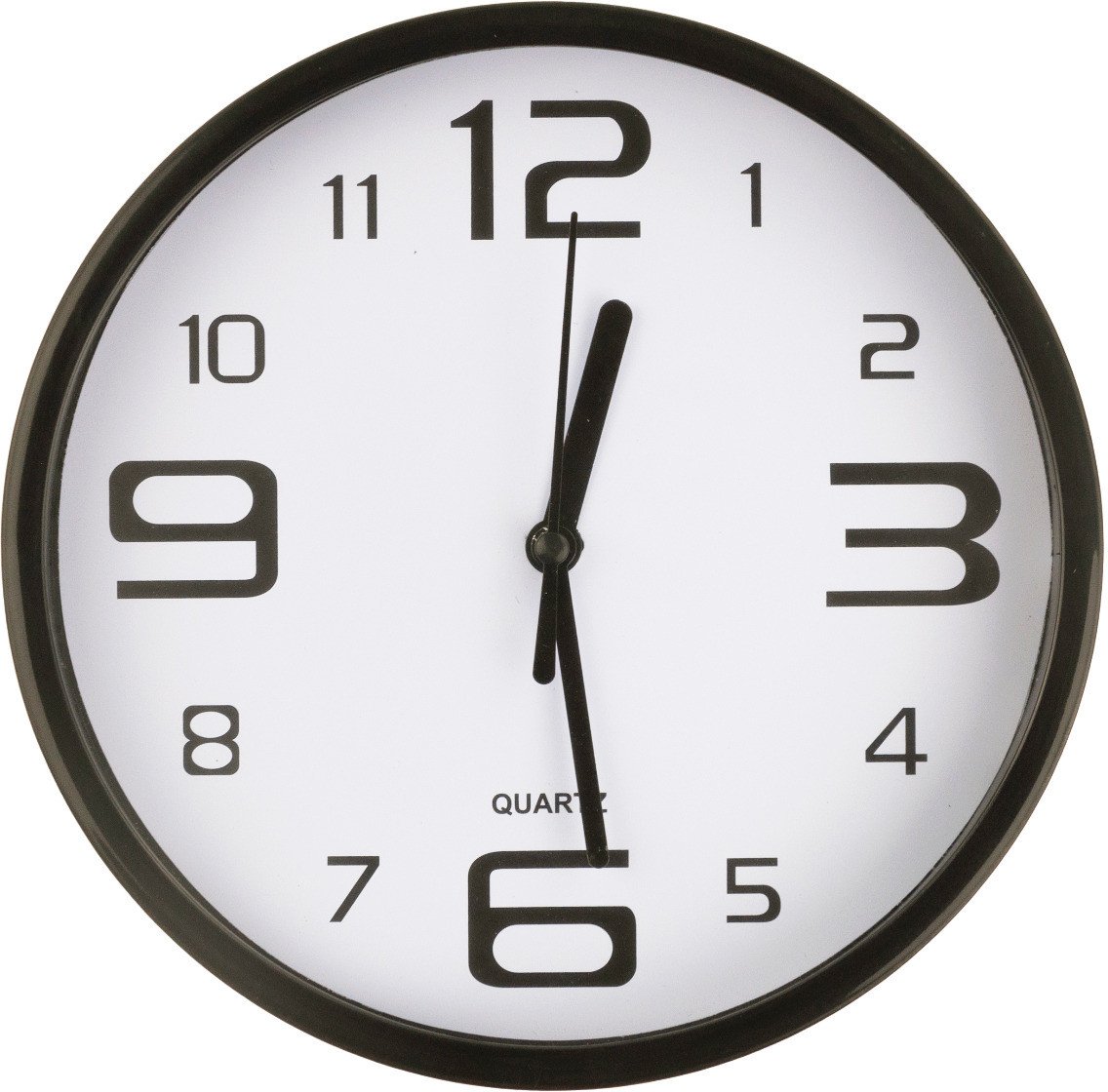 TG71354 ZEGAR ŚCIENNY CZYTELNY SEKUNDNIK STYLOWY GRUBY DO SALONU KUCHNI AA R6