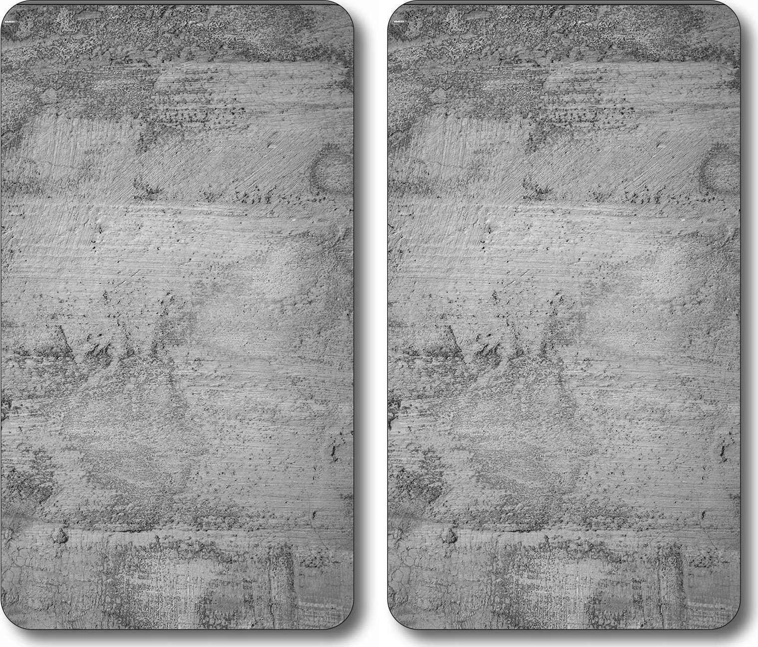 Deska do krojenia Kesper Szklane płyty ochronne na kuchenkę, 2 sztuki, Kesper, STONE SLATE