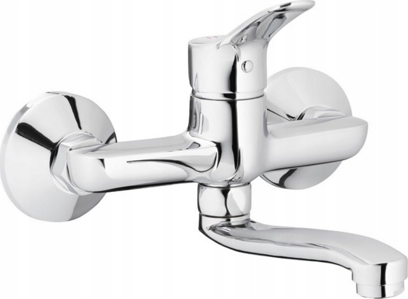 Bateria umywalkowa KFA BATERIA MORRIS UMYWALKOWA, ŚCIENNA Z WYLOTEM 150 MM, CHROM