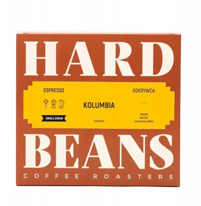 Kawa ziarnista Hard Beans Coffee Kawa ziarnista Kolumbia Sunshine 250g