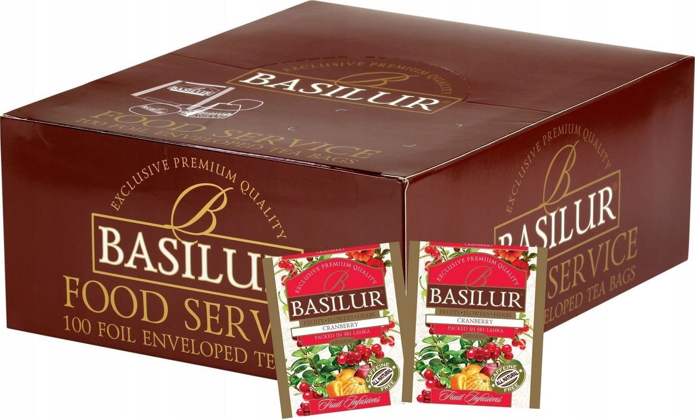 Basilur Basilur CRANBERRY herbata owocowa HoReCa - 100szt.