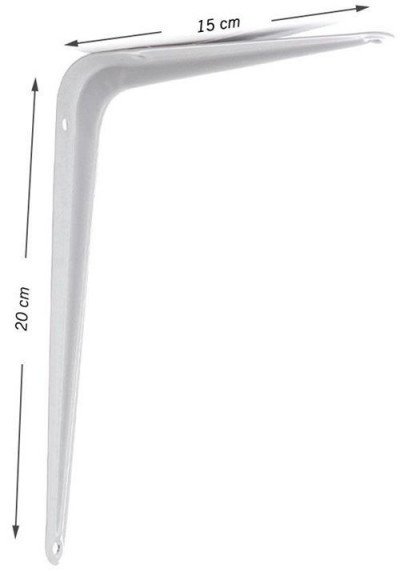 SHELF HOLDER 150X200 SB-01 WHITE