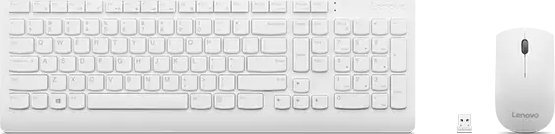 Klawiatura + mysz Lenovo Zestaw bezprzewodowy klawiatura i mysz Lenovo 510 (biały)