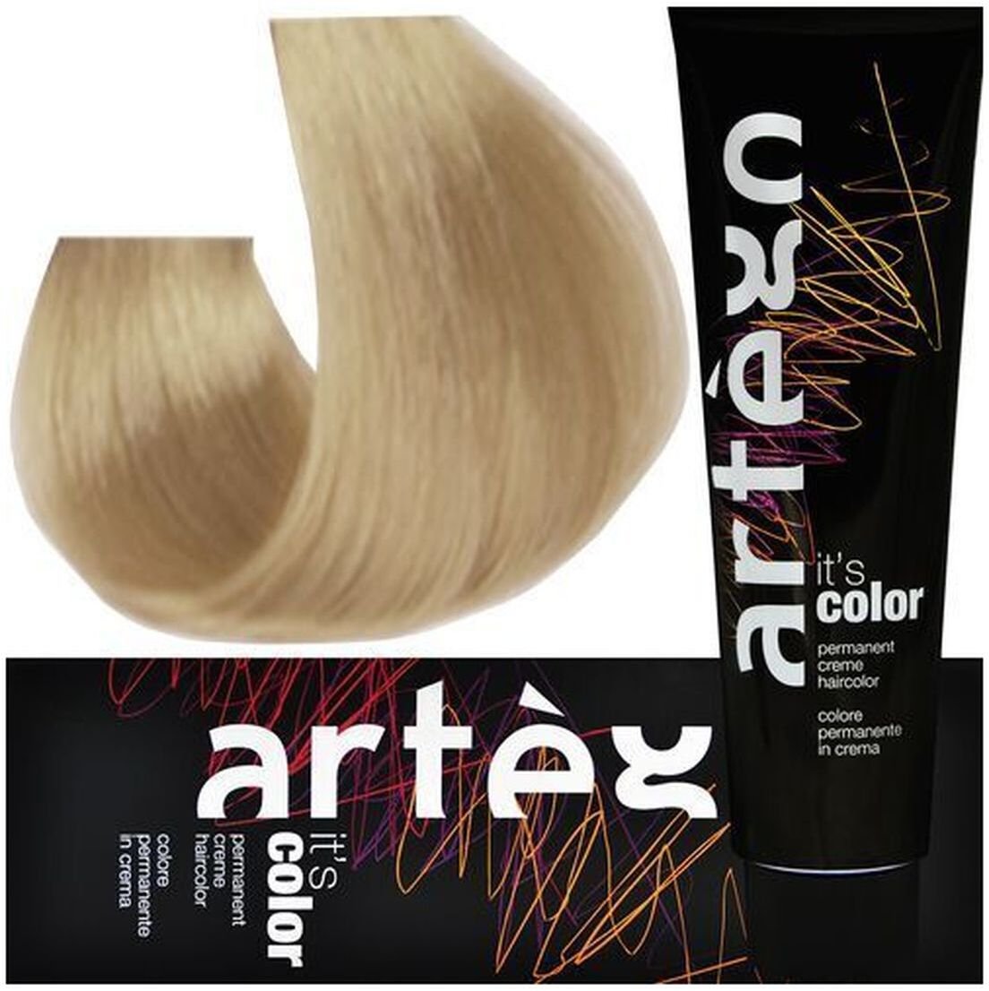 Artego Its Color Farba do włosów w kremie 150ml Platynowy Piaskowy Blond (10S)