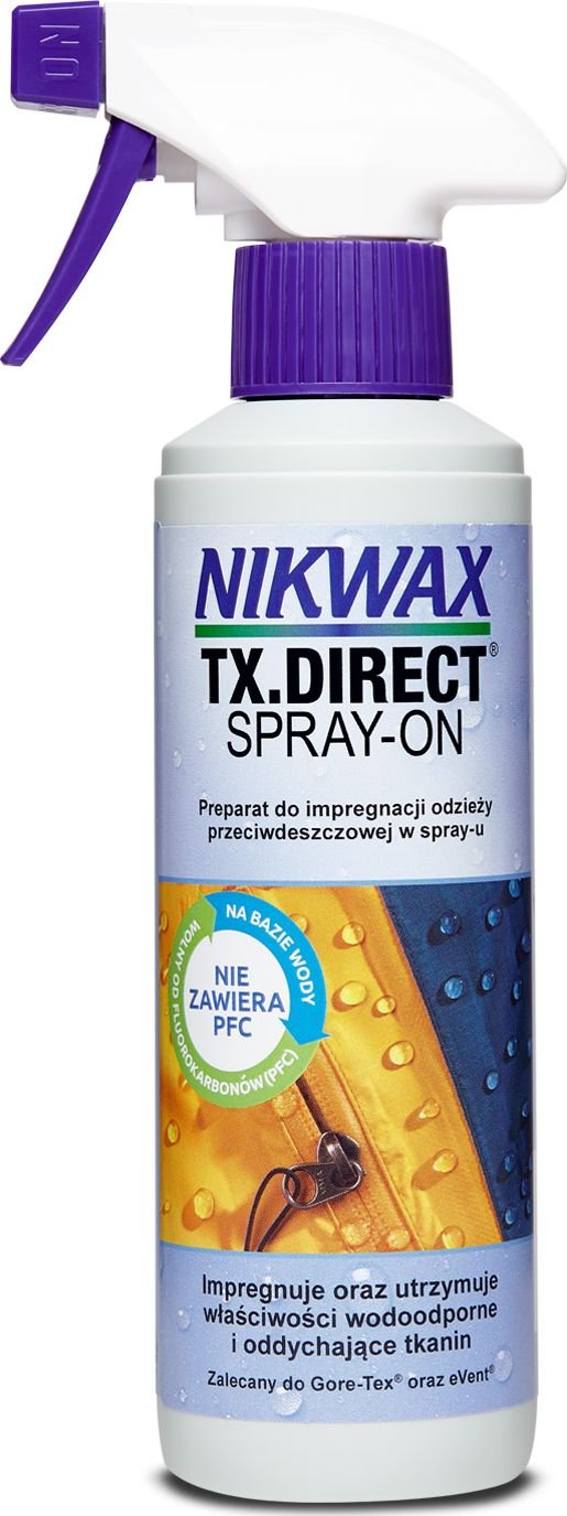 Nikwax Środek impregnujący TX Direct Spray-On do odzieży 300 ml