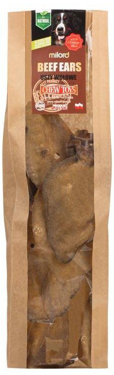 Przysmaki dla psa Milord uszy wołowe 4 szt.