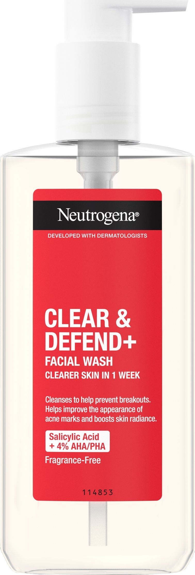 Neutrogena Clear & Defend + Facial Wash Żel oczyszczający do twarzy 200ml