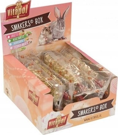 Vitapol SMAKERS BOX JABŁKOWY DLA GRYZONI I KRÓLIKA 12szt/box