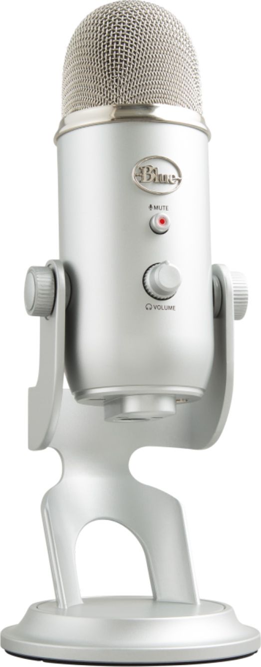 Mikrofon Blue Yeti USB Silver (988-000238)