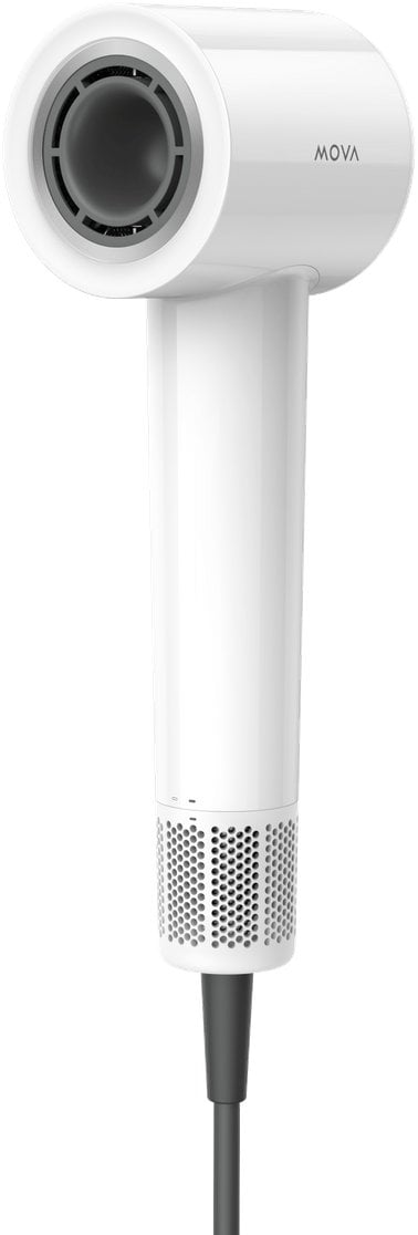 Mova Turbo by Dreame - Biała Suszarka do Włosów Wygładzająca z Jonizacją Cicha Praca 4 Poziomy Temperatury