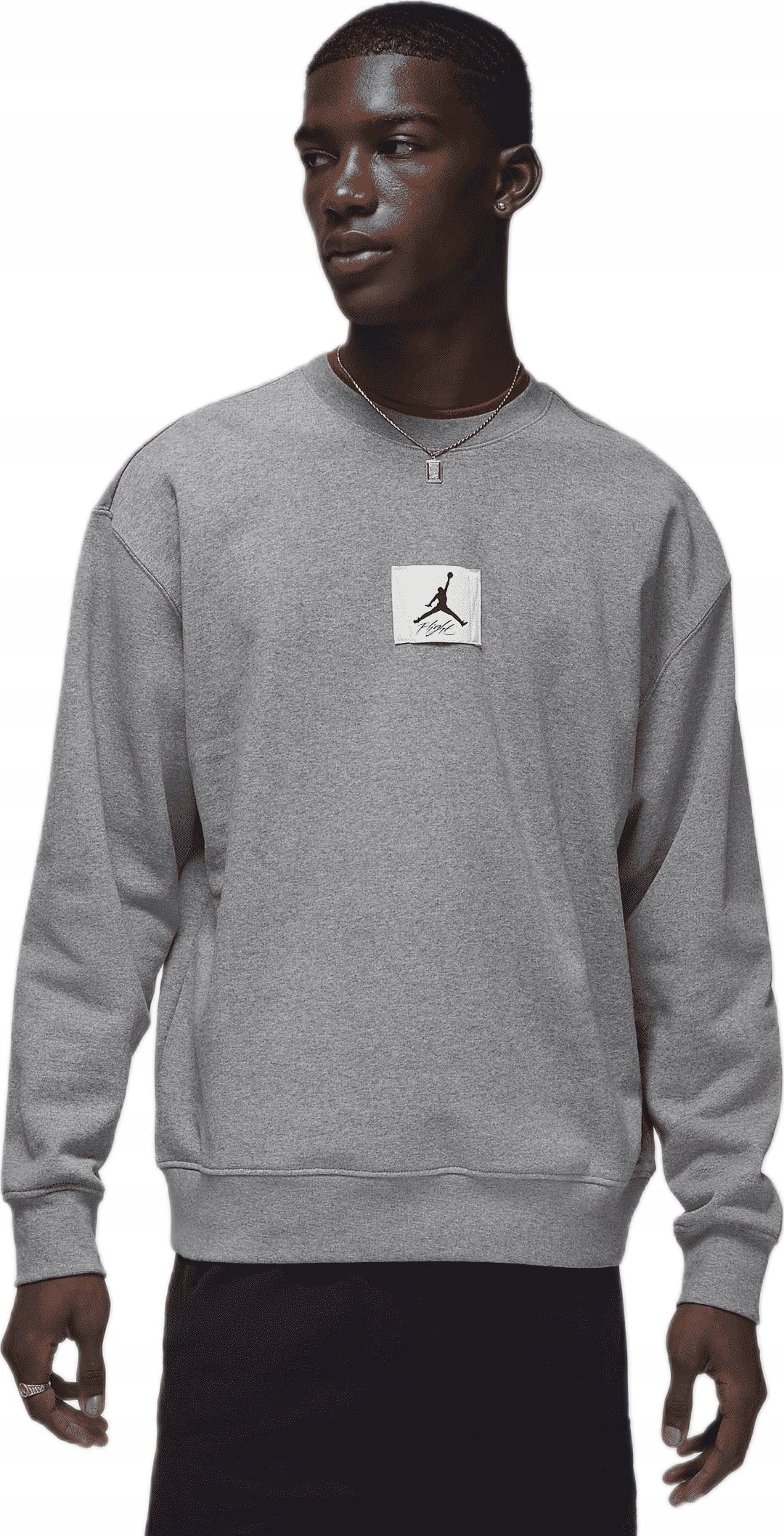 BLUZA MĘSKA NIKE AIR JORDAN FLIGHT AIR JORDAN SZARA SPORTOWA r. XS