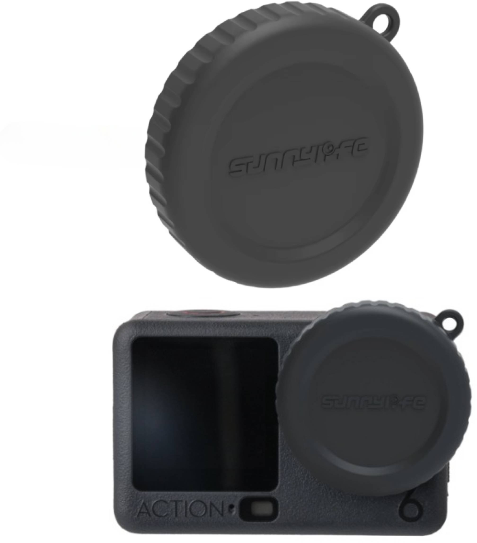 SILIKONOWA OSŁONA OCHRONNA OBIEKTYWU ZABEZPIECZENIE DO KAMERY DJI OSMO ACTION 6