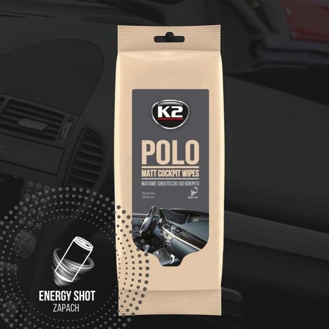 K2 Chusteczki do kokpitu K2 Polo Matt Wipes 24 szt.
