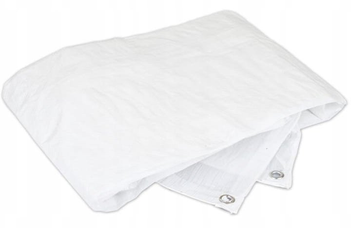 Plandeka okryciowa biała 4x5m Wytrzymała i wodoodporna