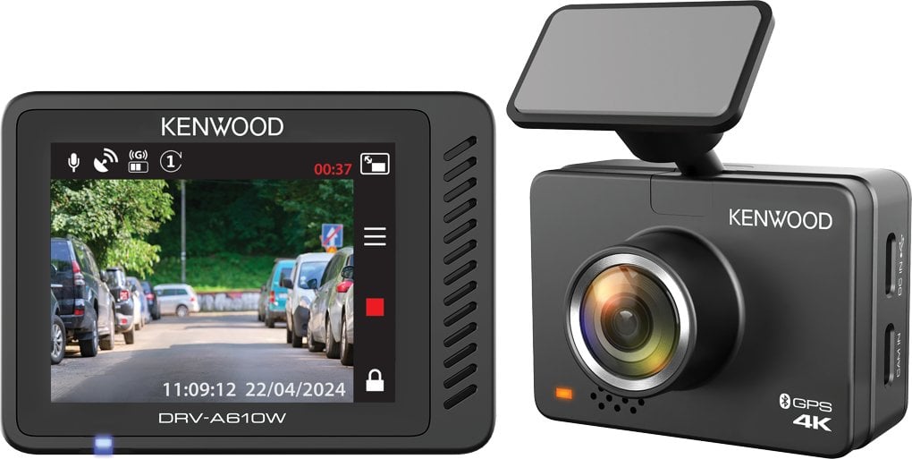 Kamera Kenwood Kenwood DRV-A610W 4K UHD DashCam 12/24V/App/ 64GB microSD