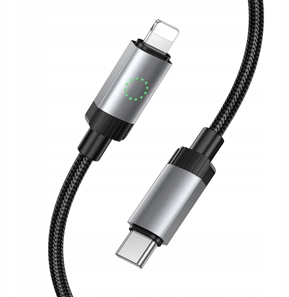Kabel USB C do Lightning Hoco PD 27W 1 m X117 czarny